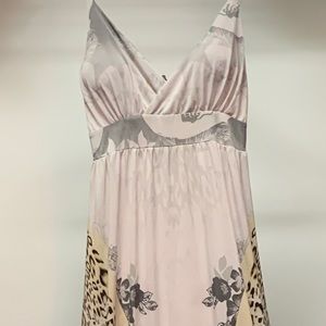 Cheetah print maxi dress